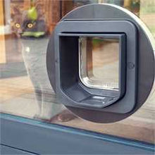 Sureflap Microchip Cat Flap Mounting Adaptor - Grey/White