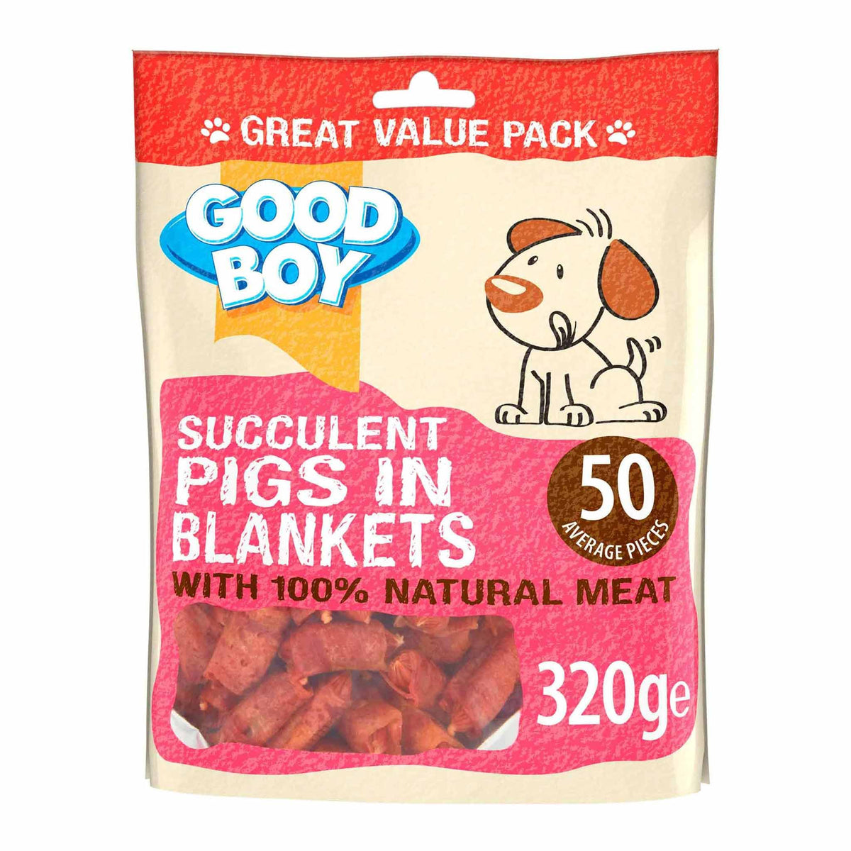 Good Boy Good Boy Pawsley Pigs Blankets Adult Treat pet food packaging