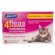 Johnsons 4fleas Cat Tablets Pack of 6
