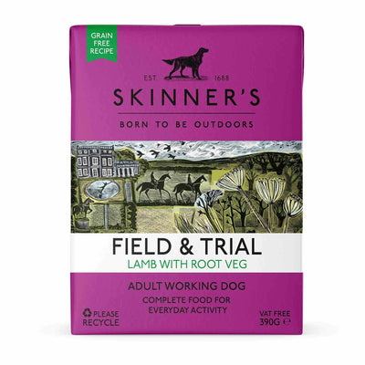 Skinners Skinners Field Trial Grain Free Lamb Adult pet food packaging