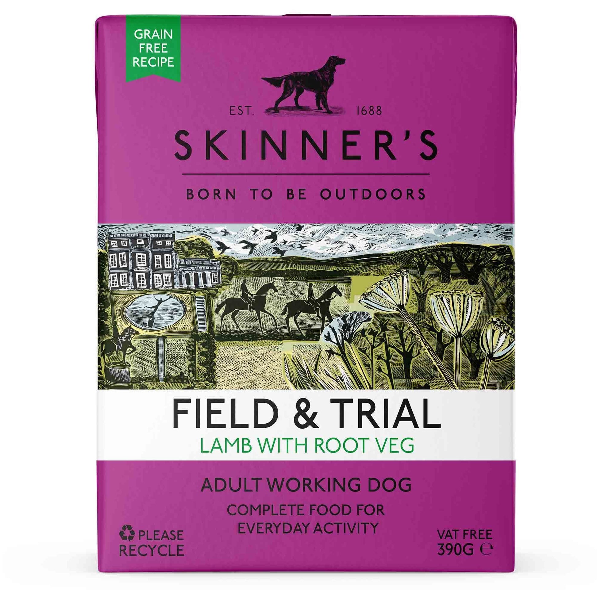Skinners Skinners Lamb Adult Wet Dog Food pet food packaging