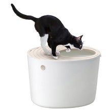 Iris Open Top Litter Box - W53cm - White