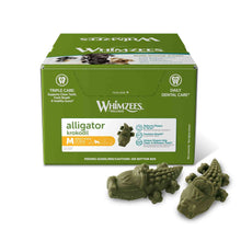 WHIMZEES Alligator Medium Dental Chew Dog Treat - 65 Pack