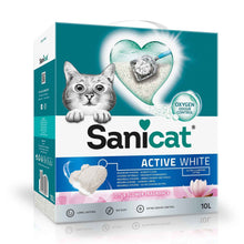 Sanicat Active White Lotus Flower Clumping Cat Litter - 10Ltr