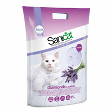 Sanicat Diamonds Silica Cat Litter - Lavender - 15Ltr