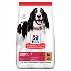 Hills Science Plan Medium Breed Adult Dry Dog Food - Lamb & Rice