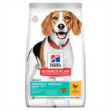 Hills Science Plan Perfect Weight Medium Breed Adult Dry Dog Food - Chicken