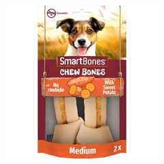 SmartBones Medium - Sweet Potato  - 2 Bones