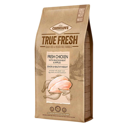 Carnilove True Fresh Senior & Healthy Weight Dry Dog Food - Chicken, Buckwheat & Apples