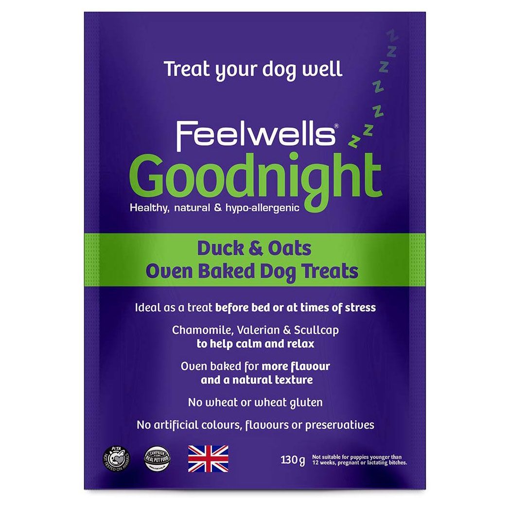 Feelwells Feelwells Benefits Goodnight Baked Adult pet food packaging