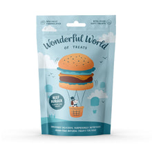 Wonderful World of Treats Beef Burger Dog Treats - 50g