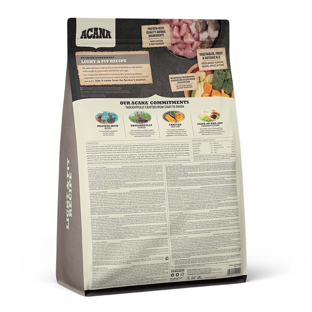 Acana Grain Free Light & Fit Adult Dry Dog Food