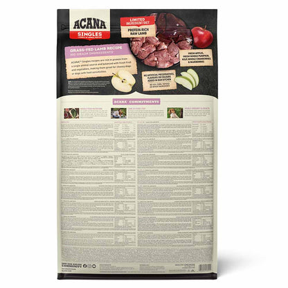 Acana Singles Grass Fed Lamb Adult Dry Dog Food
