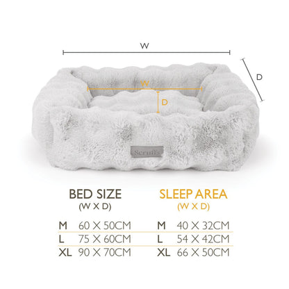 Scruffs Alpine Box Dog Bed - Champagne