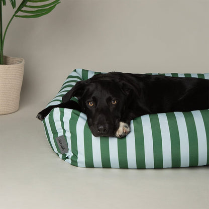 Scruffs Amalfi Striped Box Bed - Green