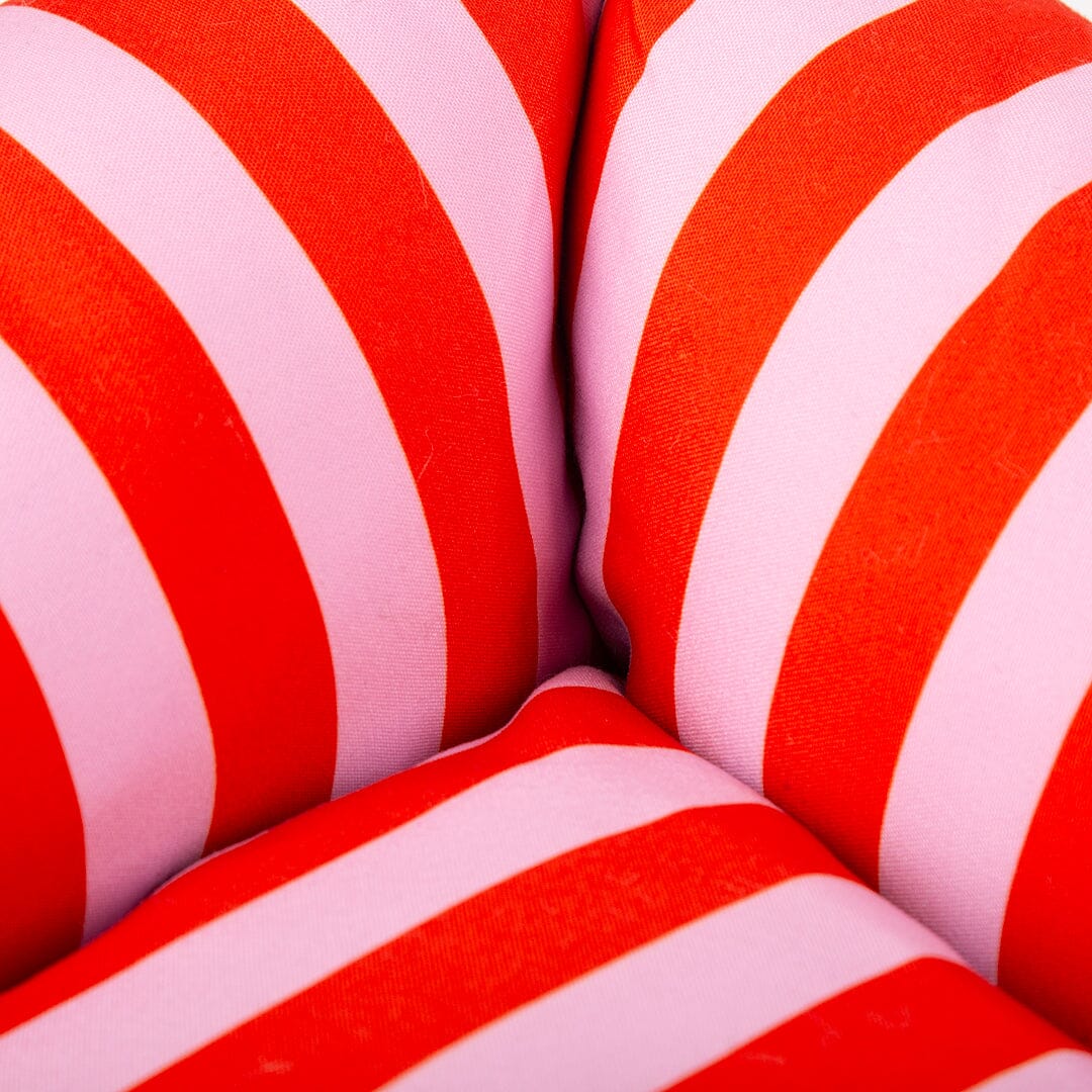 Scruffs Amalfi Striped Box Bed - Pink