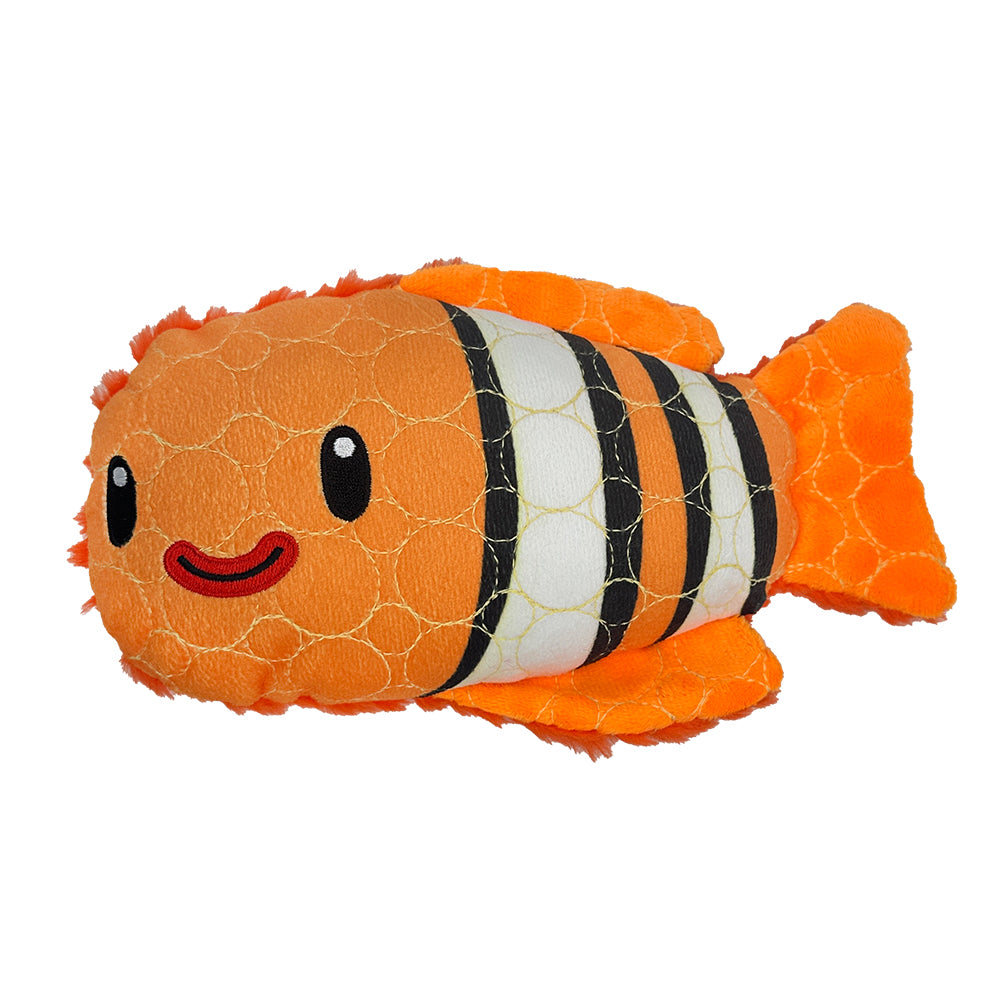 Bite Force Plush Dog Toy - Clown Fish