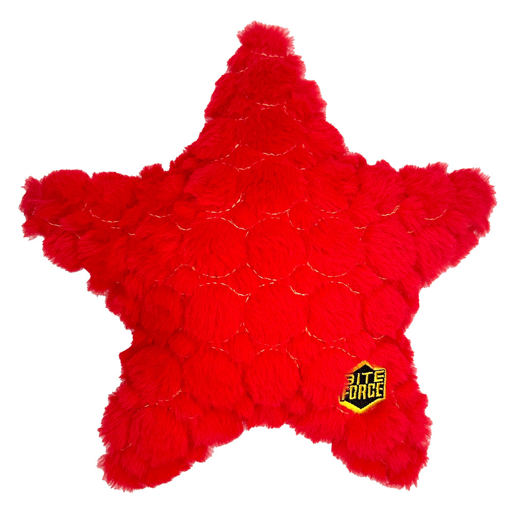 Bite Force Plush Tough Dog Toy - Starfish