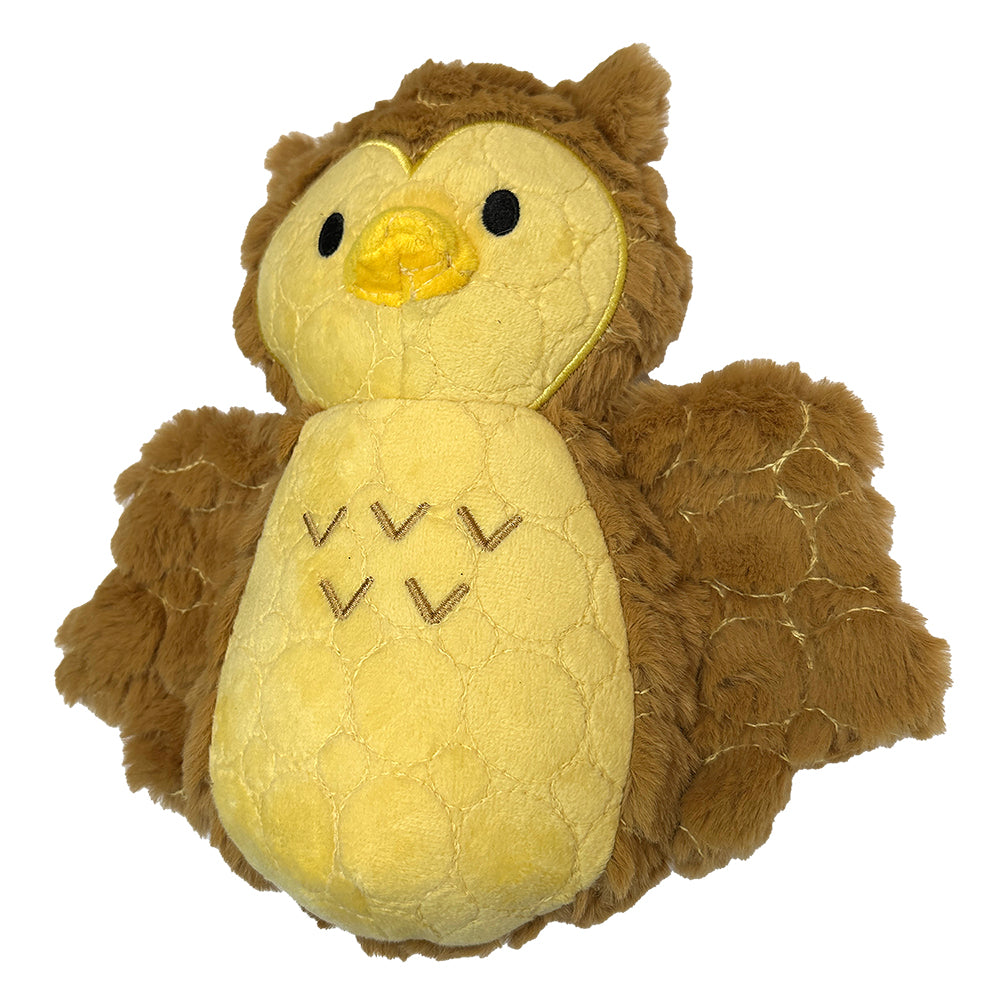 Bite Force Plush Tough Dog Toy - Owl