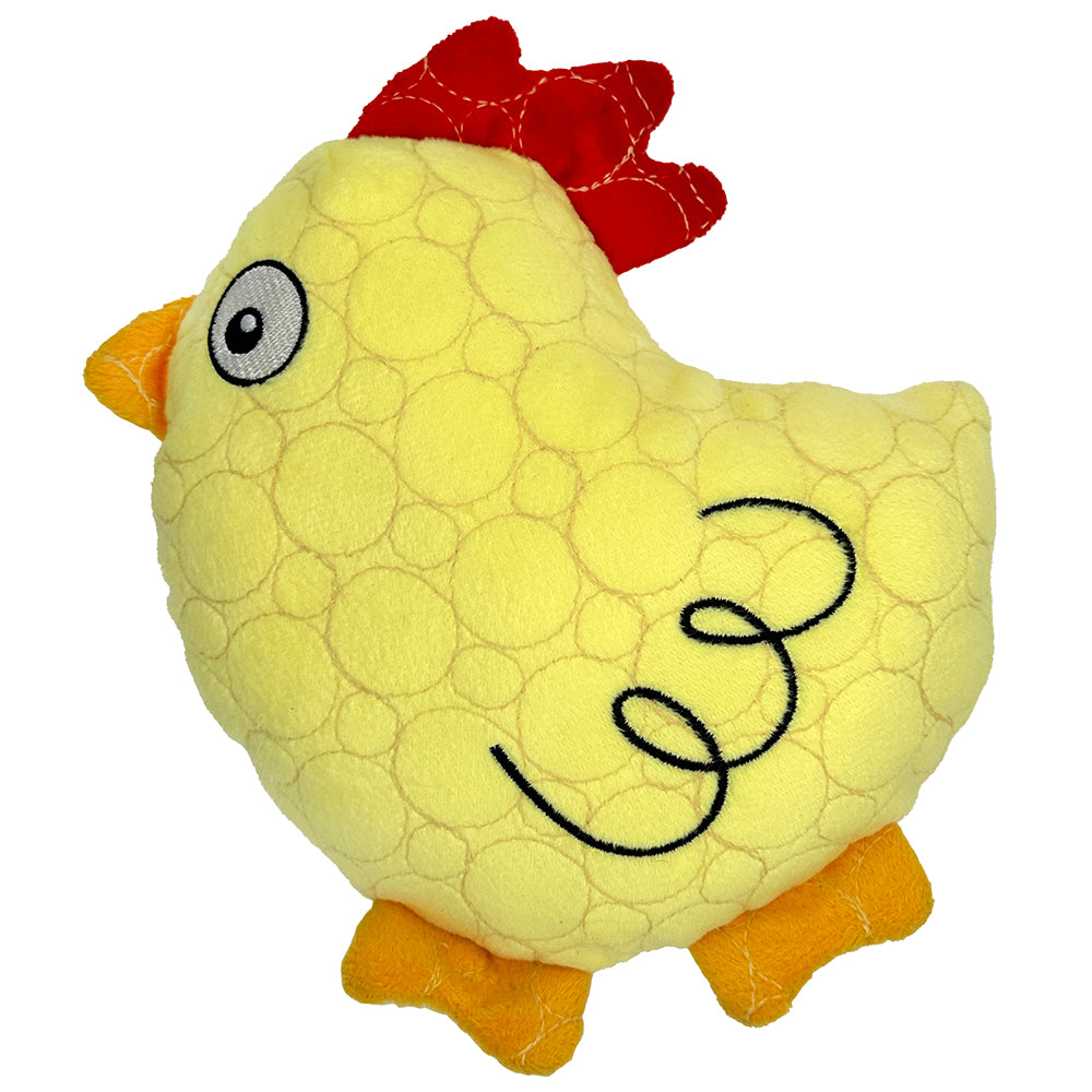 Bite Force Plush Tough Dog Toy - Chicken