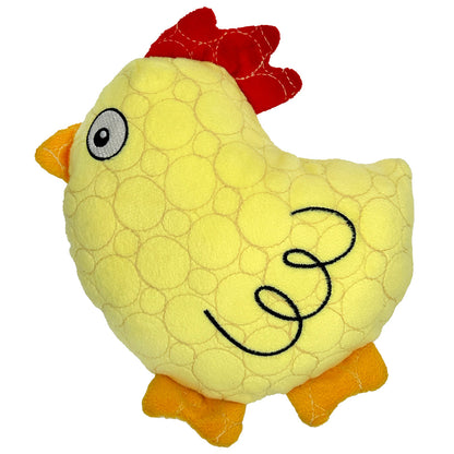 Bite Force Plush Tough Dog Toy - Chicken