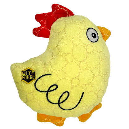 Bite Force Plush Tough Dog Toy - Chicken