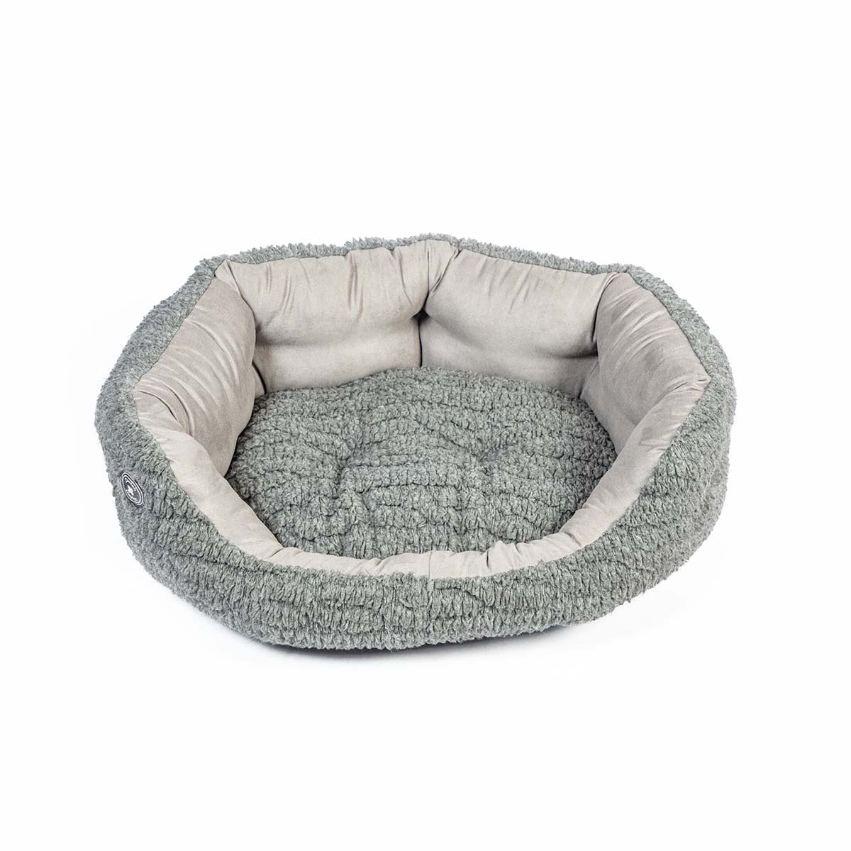 Danish Design Bobble Deluxe Slumber Bed Pewter - Large 80x65cm
