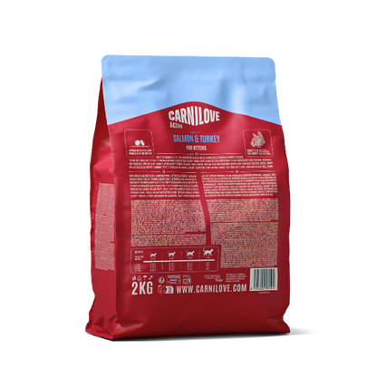Carnilove Active Kitten Dry Cat Food - Salmon & Turkey