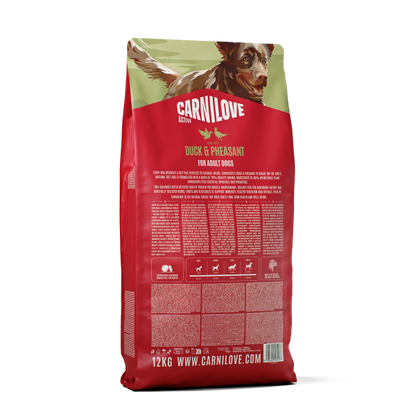 Carnilove Active Adult Dry Dog Food - Duck & Pheasant