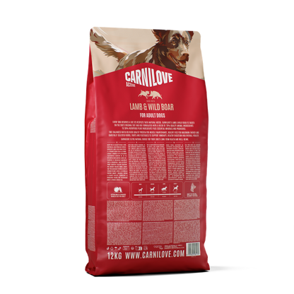 Carnilove Active Adult Dry Dog Food - Lamb & Wild Boar