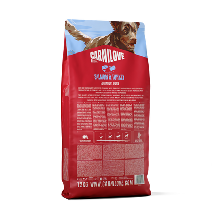 Carnilove Active Adult Dry Dog Food - Salmon & Turkey