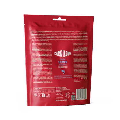 Carnilove Grain Free Crunchy Dog Treats - Salmon with Blueberries - 200g
