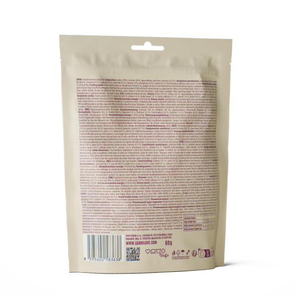 Carnilove Adult Freeze Dried Dog Treats - Turkey & Venison