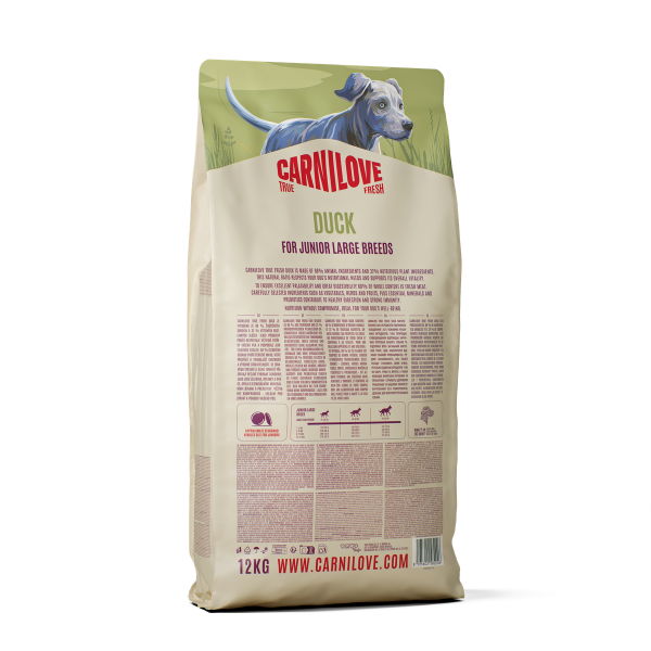 Carnilove True Fresh Large Breed Junior Dry Dog Food - Fresh Duck