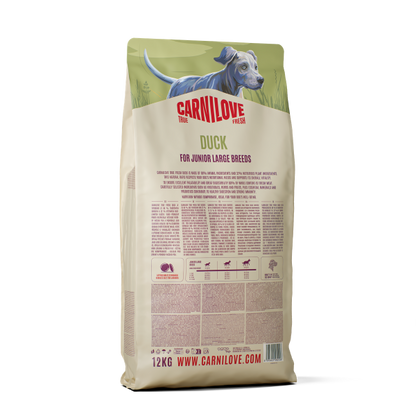 Carnilove True Fresh Large Breed Junior Dry Dog Food - Fresh Duck