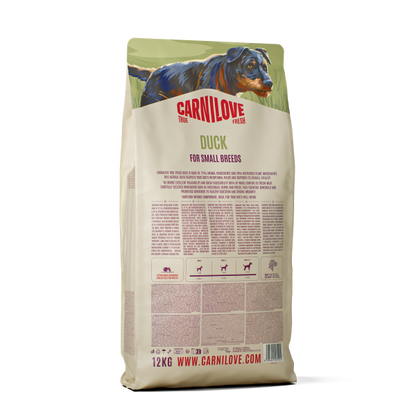 Carnilove True Fresh Small Breed Adult Dry Dog Food - Fresh Duck