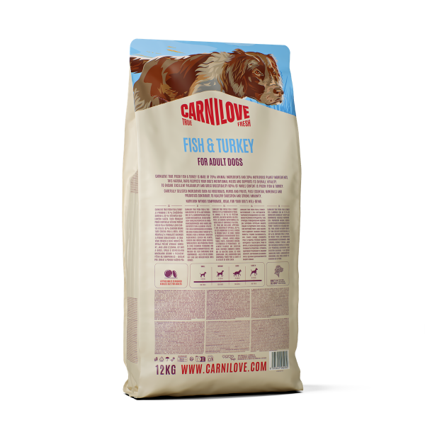 Carnilove True Fresh Adult Dry Dog Food - Fresh Fish & Turkey