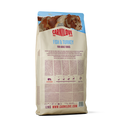 Carnilove True Fresh Adult Dry Dog Food - Fresh Fish & Turkey