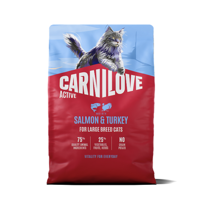 Carnilove Carnilove Salmon Turkey Adult Dry Cat Food pet food packaging