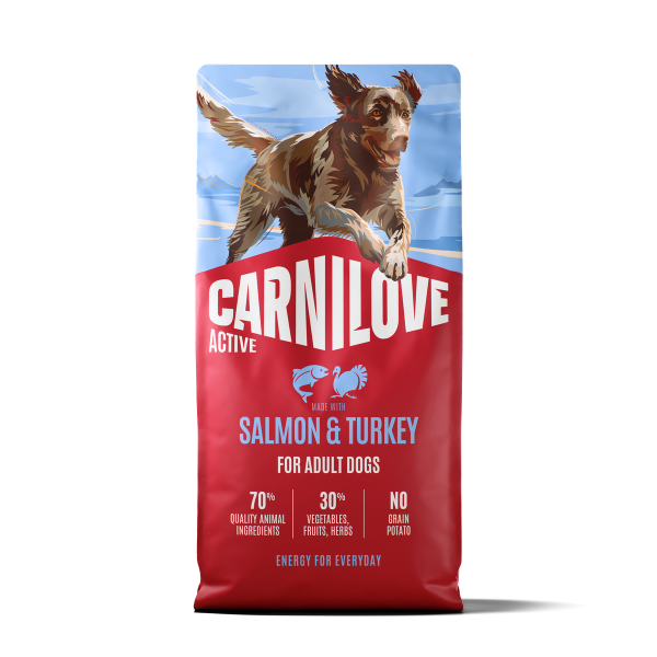 Carnilove Active Adult Dry Dog Food - Salmon & Turkey