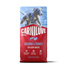 Carnilove Active Large Breed Adult Dry Dog Food - Salmon & Turkey
