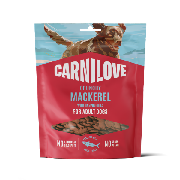 Carnilove Carnilove Grain Free Crunchy Raspberries Mackerel pet food packaging