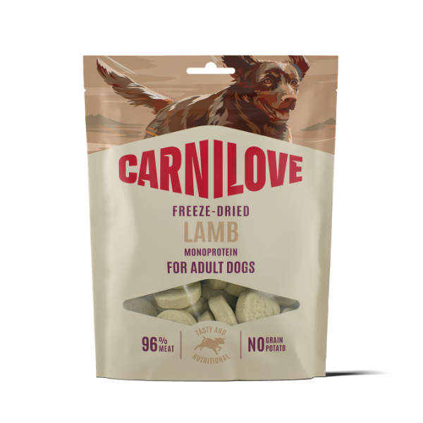 Carnilove Carnilove Freeze Dried Lamb Adult Treat Dog pet food packaging
