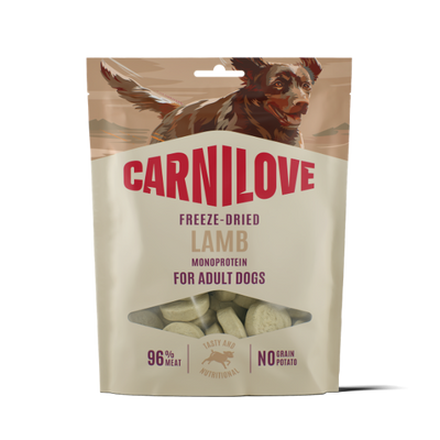 Carnilove Carnilove Freeze Dried Lamb Adult Treat Dog pet food packaging