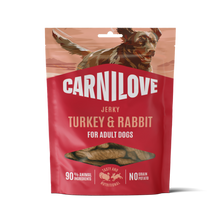 Carnilove Adult Jerky Dog Treats - Turkey & Rabbit Fillets - 100g