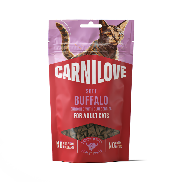 Carnilove Carnilove Soft Buffalo Blueberries Chicken Liver pet food packaging