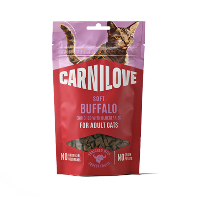 Carnilove Carnilove Soft Buffalo Blueberries Chicken Liver pet food packaging