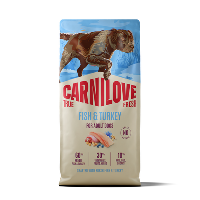 Carnilove Carnilove True Turkey Adult Dry Dog Food pet food packaging