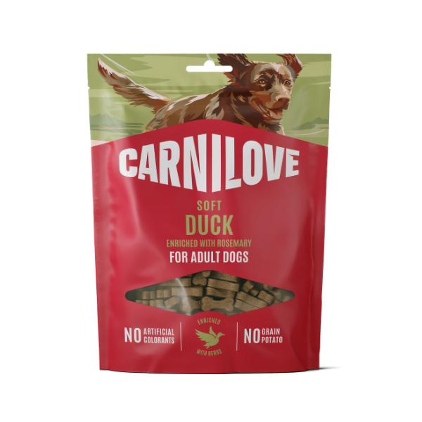 Carnilove Carnilove Grain Free Semi Moist Soft Duck pet food packaging
