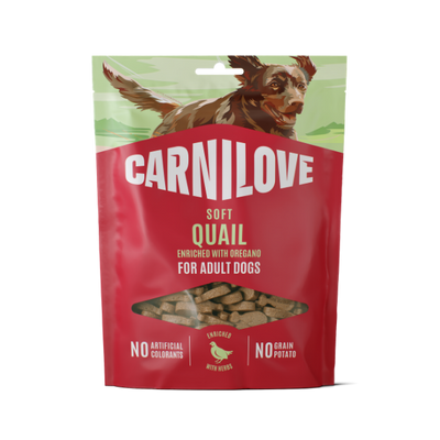 Carnilove Carnilove Grain Free Semi Moist Soft Oregano Chicken Liver pet food packaging